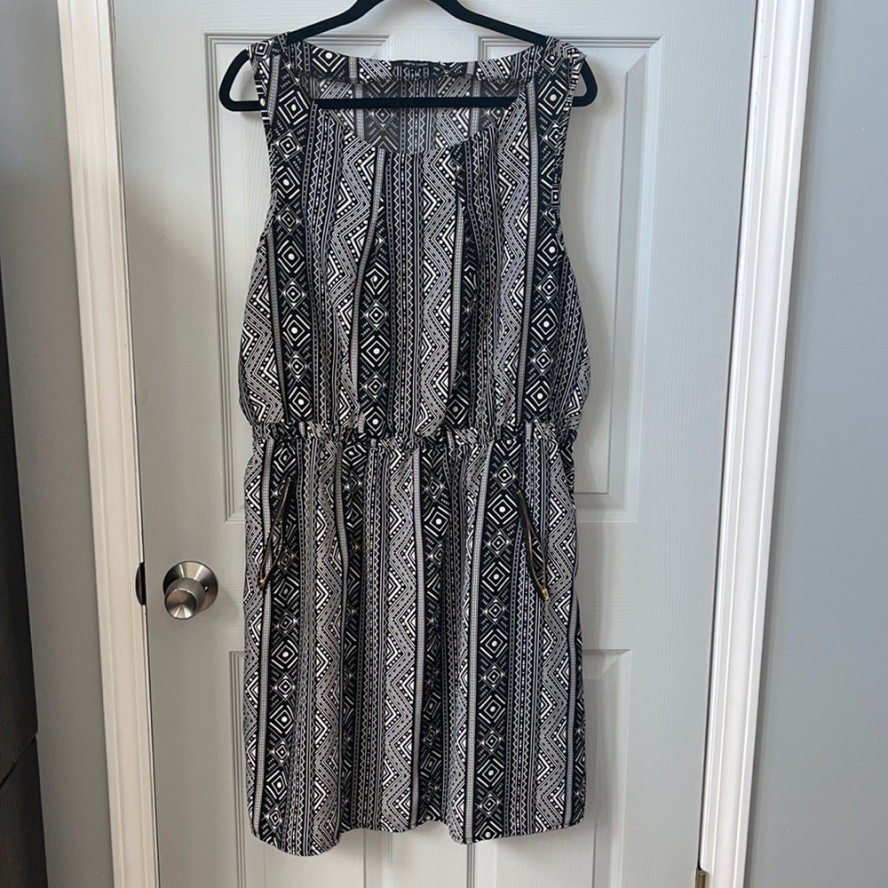 New Look Tribal Pattern Dress with Pockets